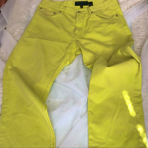 Marc by Marc Jacobs Neon Green/Yellow Chinos - Picture 1 of 11